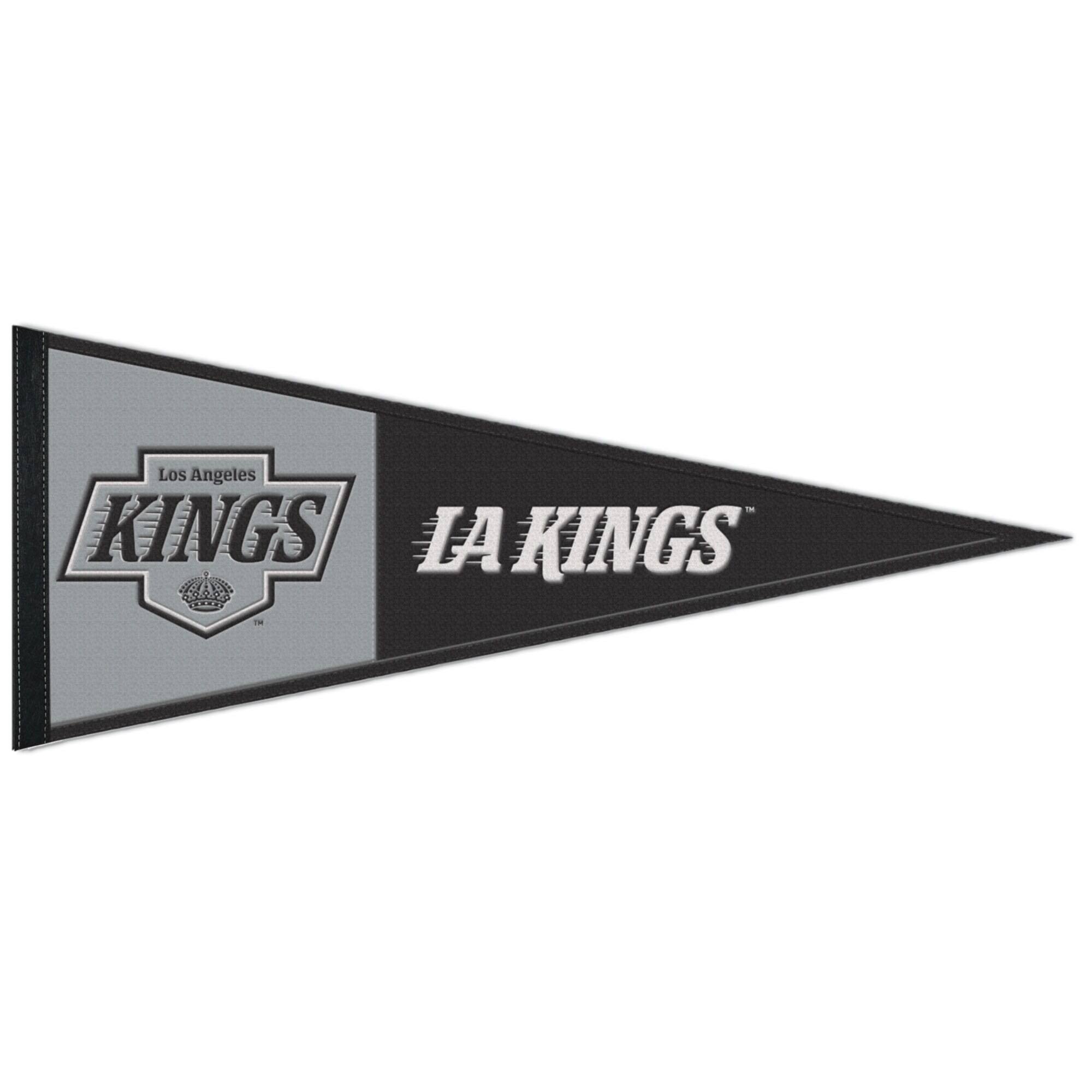 WinCraft - Los Angeles Kings 13" x 32" Retro Logo Wool Pennant - Multicolor