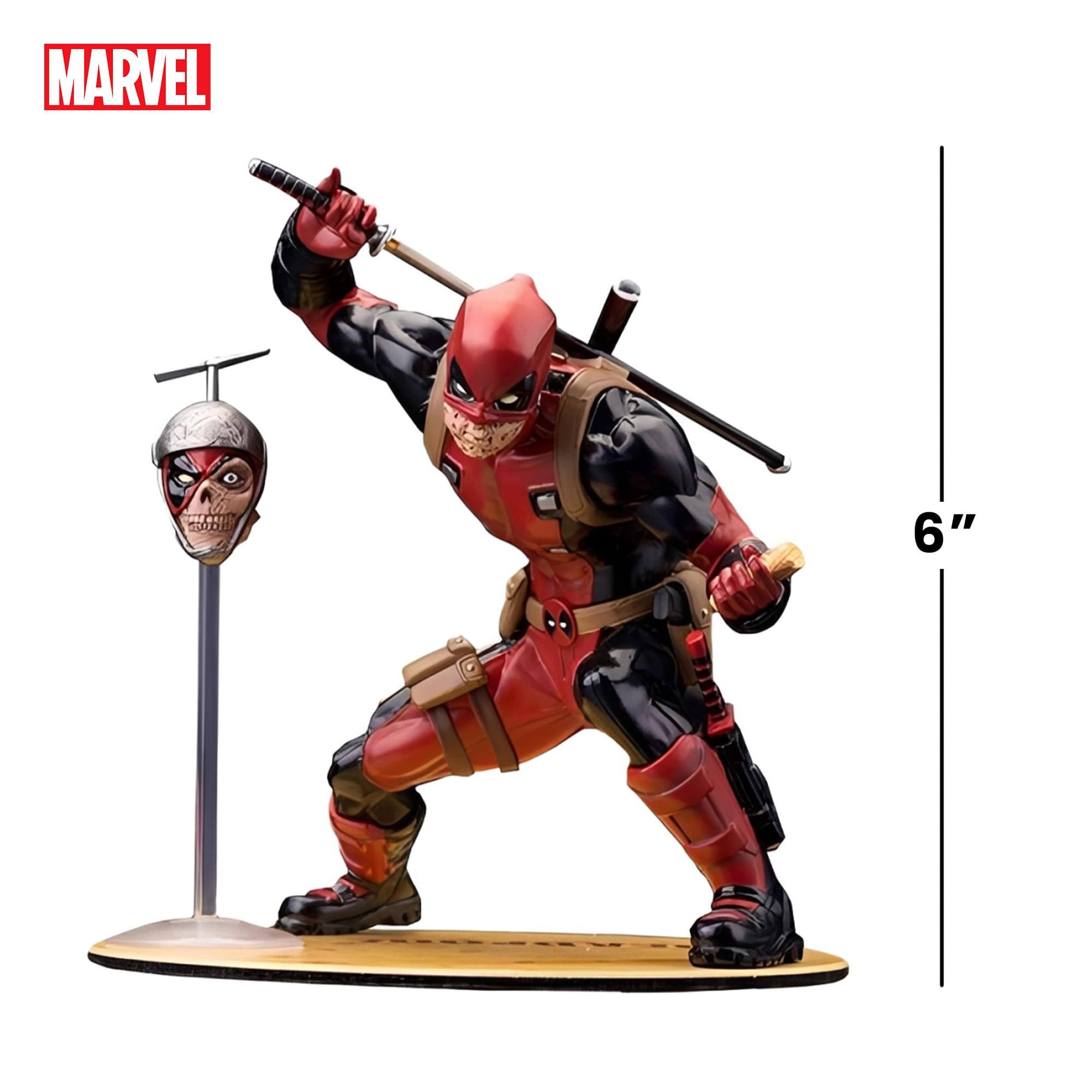 Alt View 1. Kotobukiya - Marvel Now ArtFX+ Deadpool Statue | SDCC 2015 Exclusive - Red.