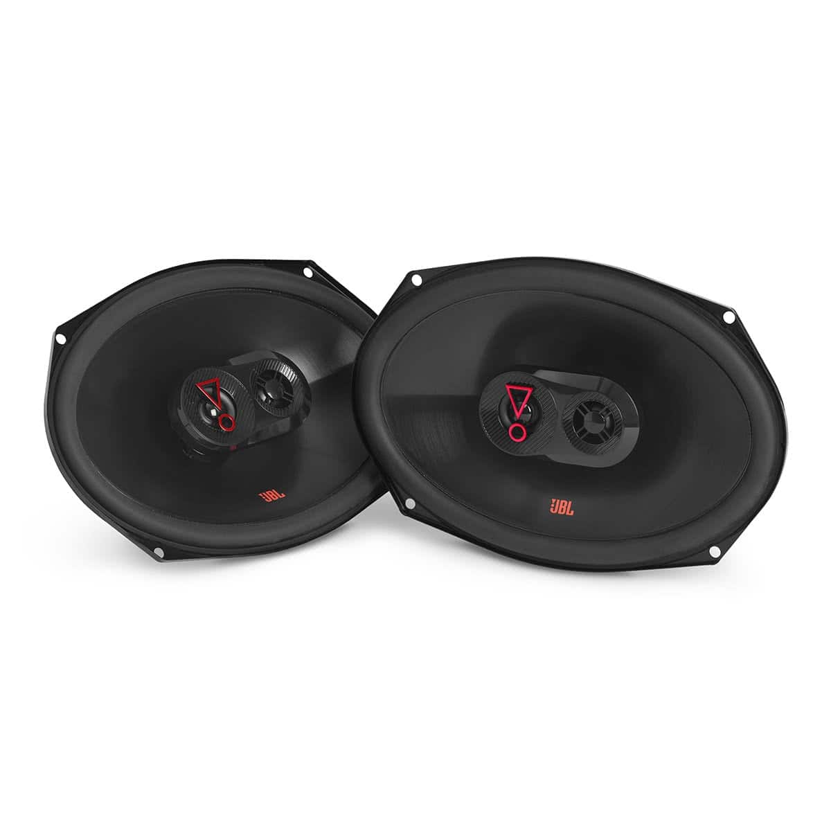 JBL Stage 3 9637F 6x9 Inch 3 Way Coaxial Speakers Pair Black