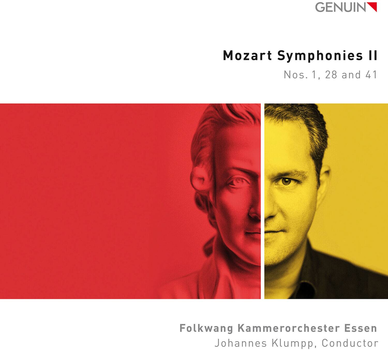 GENUIN

Mozart Symphonies II  
Nos. 1, 28 and 41

Folkwang Kammerorchester Essen  
Johannes Klumpp, Conductor