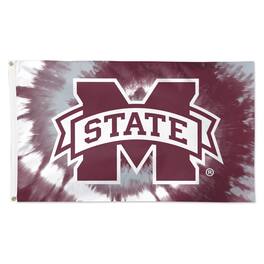 WinCraft - Mississippi State Bulldogs 3' x 5' Tie-Dye Deluxe Single-Sided Flag - Multicolor