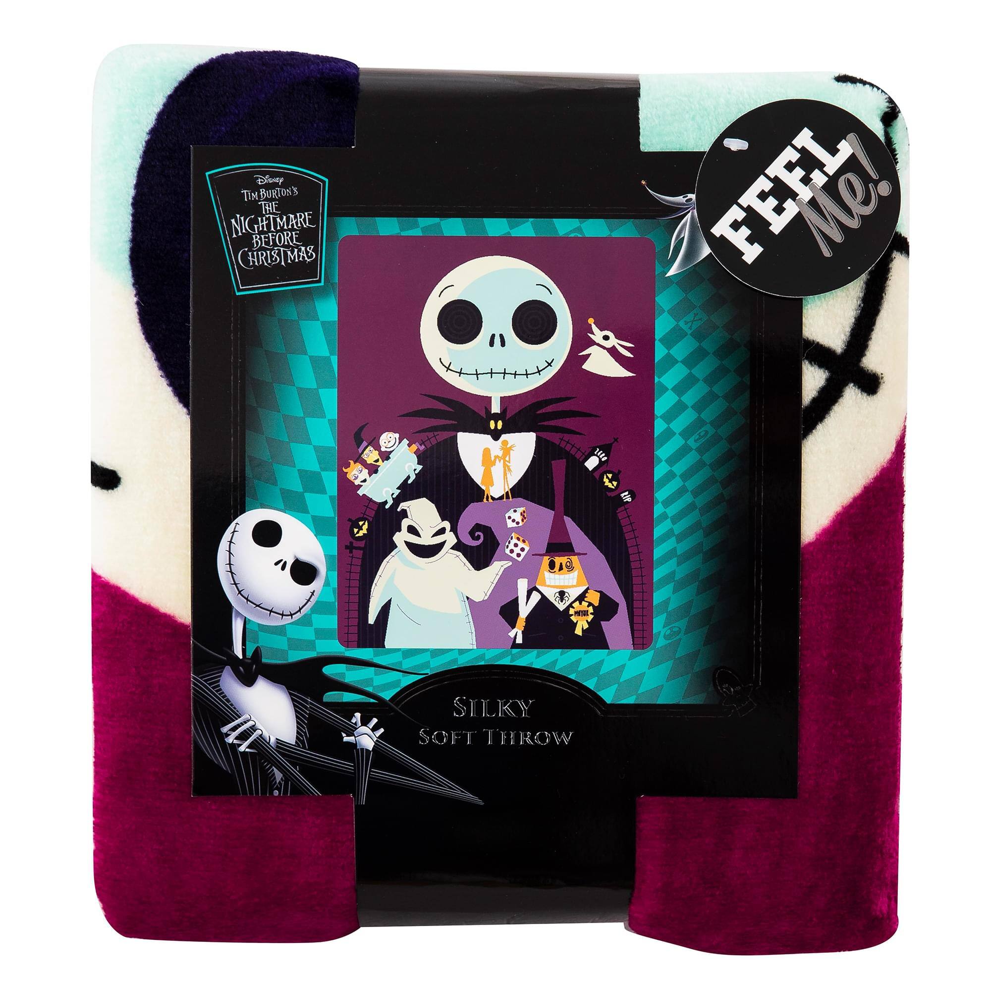 Disney Tim Burton's The Nightmare Before Christmas  
Silky Soft Throw  
Feel Me!
