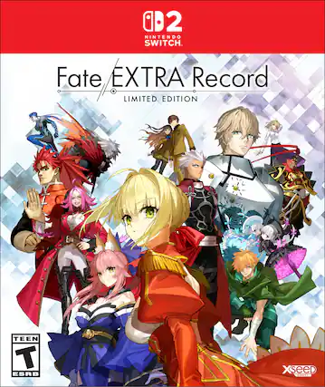 B2 NINTENDO SWITCH
Fate EXTRA Record LIMITED EDITION
TEEN T ESRB
XSEED GAMES - T (Teen 13+)