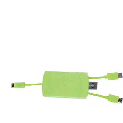 Front. HME - 4:1 Card Reader - Neon Green.