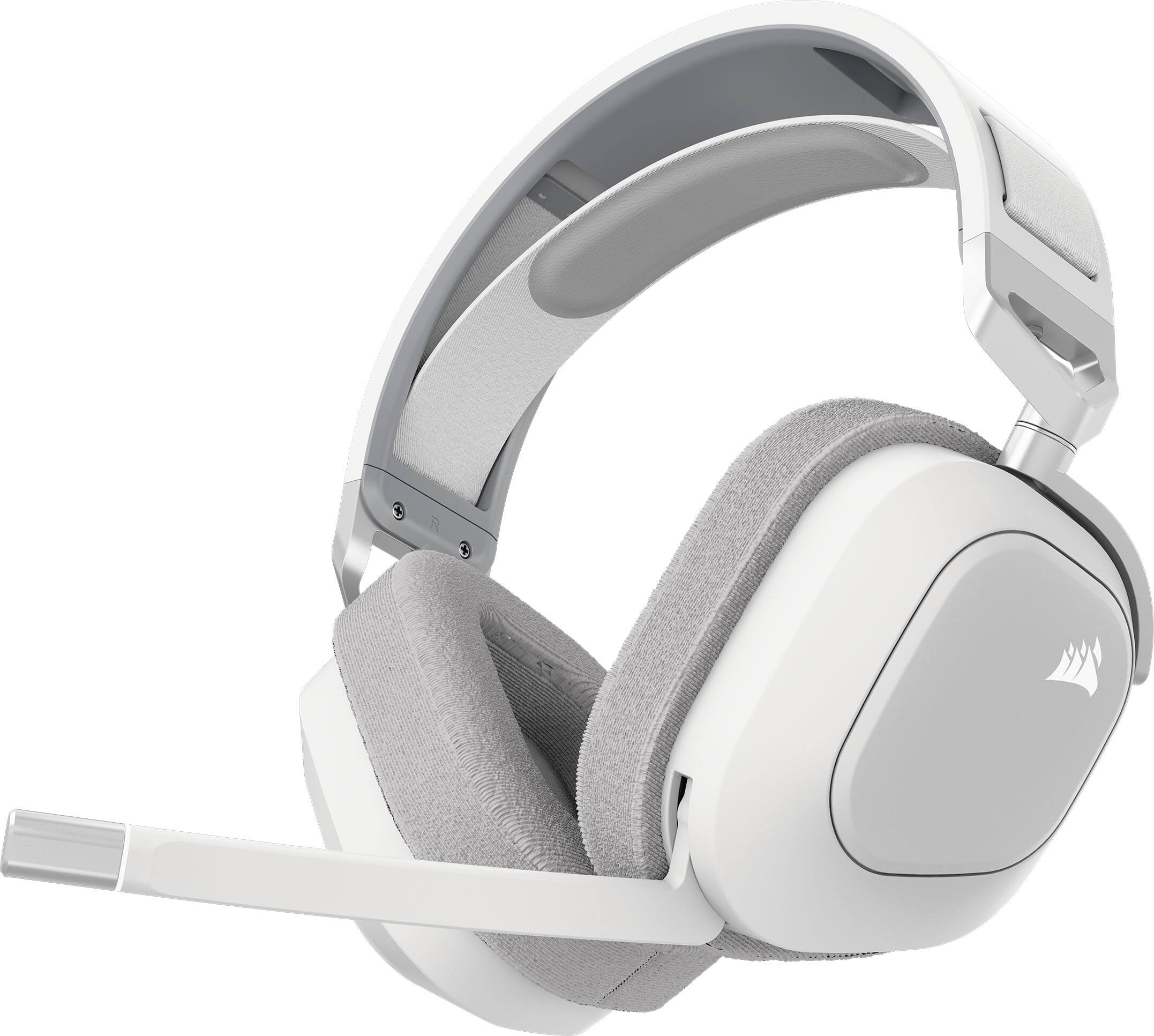 Alt View 10. CORSAIR - HS80 MAX Wireless Gaming Headset for PC, Mac, PS5, PS4, and Mobile - White.