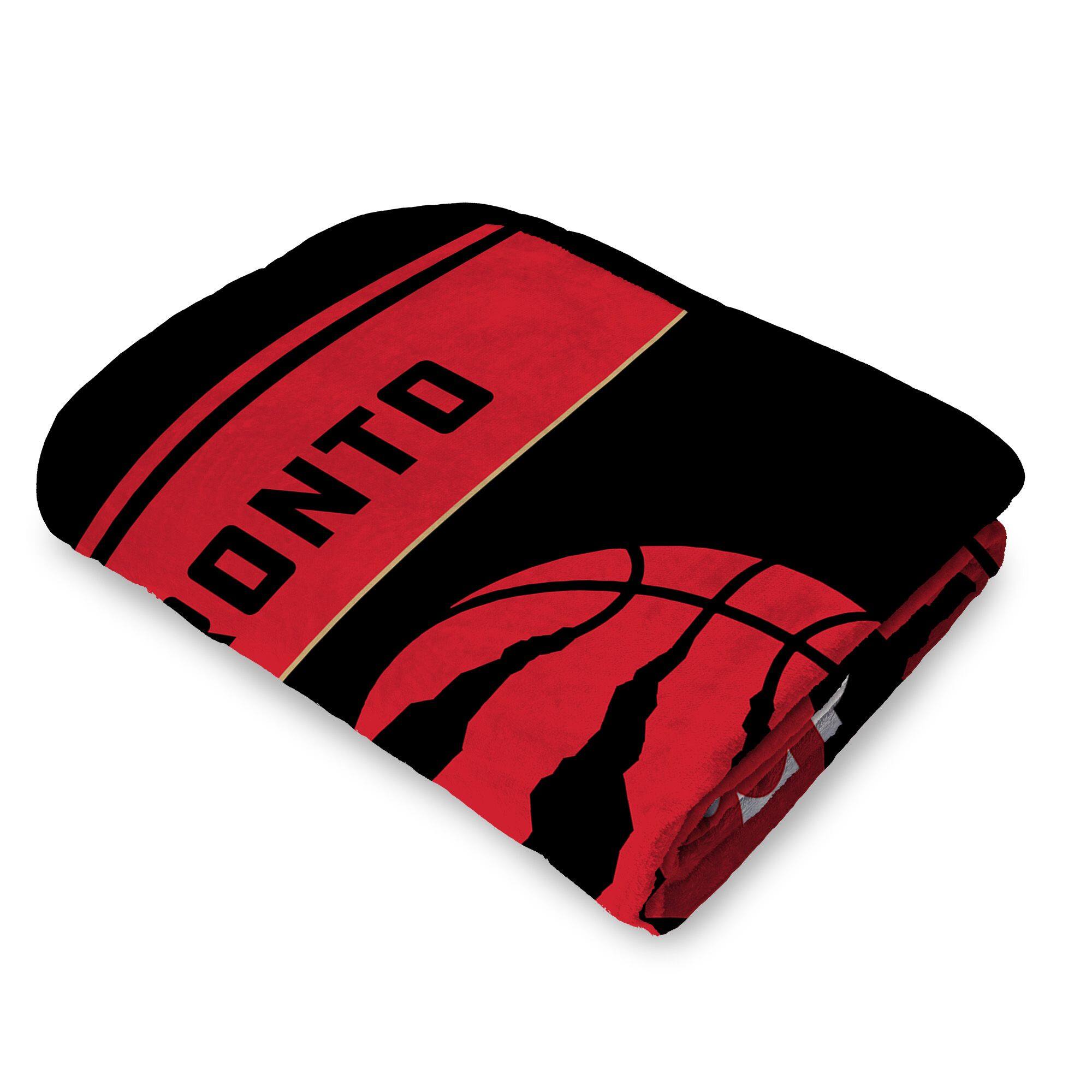 Back. Sweet Home Collection - NBA Toronto Raptors 46" x 60" Microfiber Plush Throw Blanket - Black.