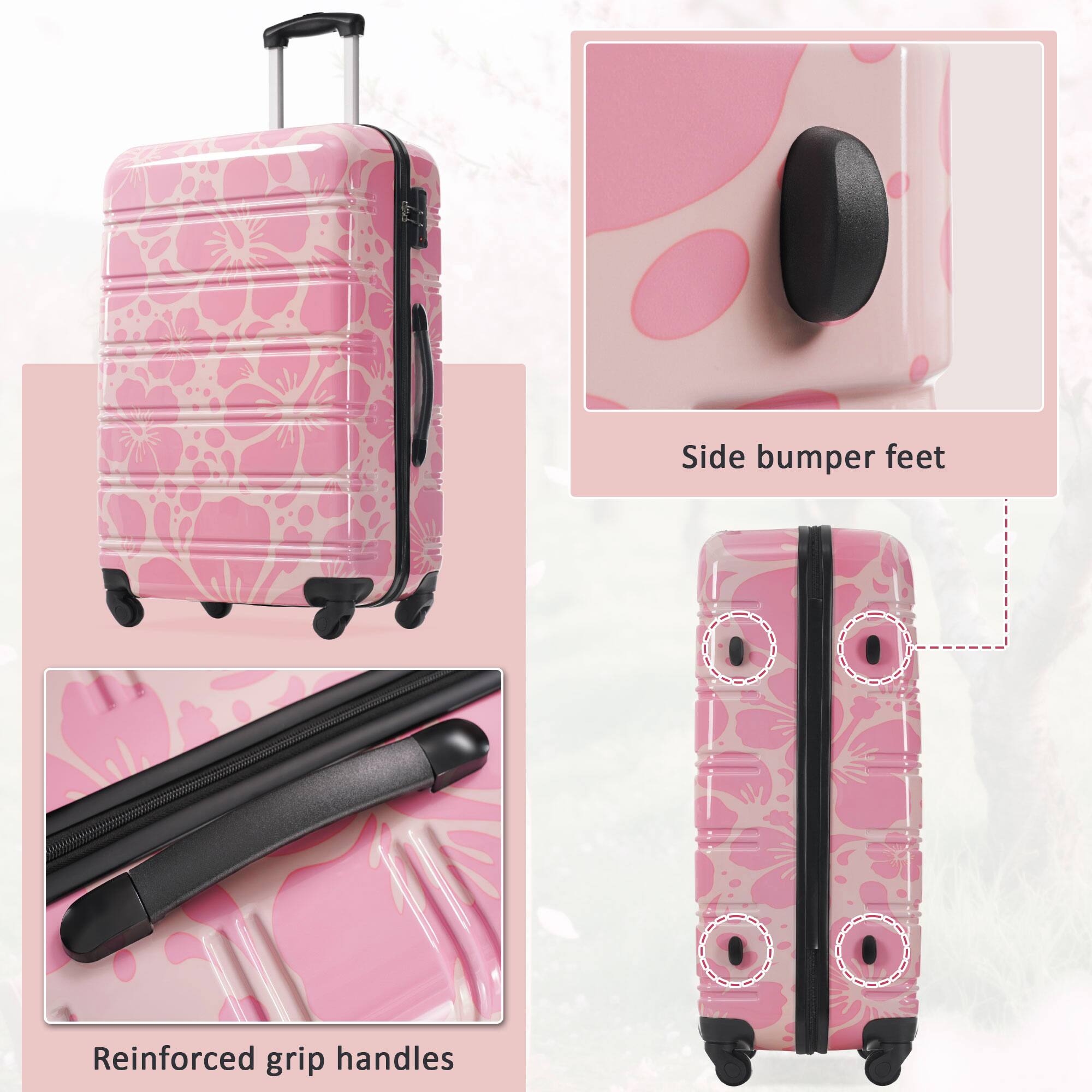 - Side bumper feet
- Reinforced grip handles