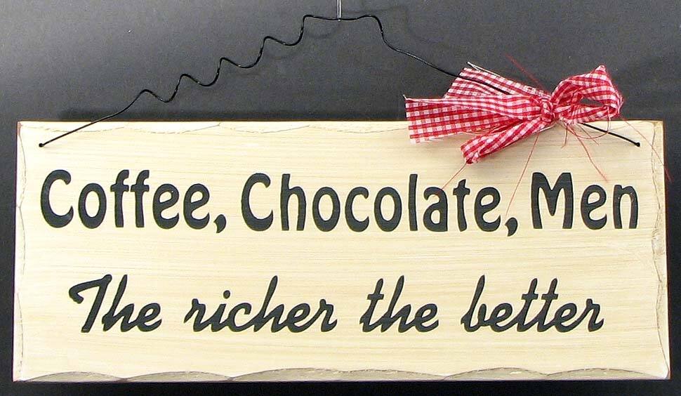 Coffee, Chocolate, Men  
The richer the better