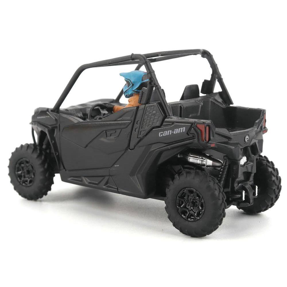 Left. BRP Models - Can-Am Maverick Trail DPS 1000 Matt Black with Driver Figure 1/32 Diecast Model by BRP Models - Matt Black.