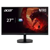 Acer - Nitro-27.0 " IPS WQHD 180Hz 0.5ms FreeSync Monitor with HDR 10 (DisplayPort, HDMI) - Black - Front_Zoom