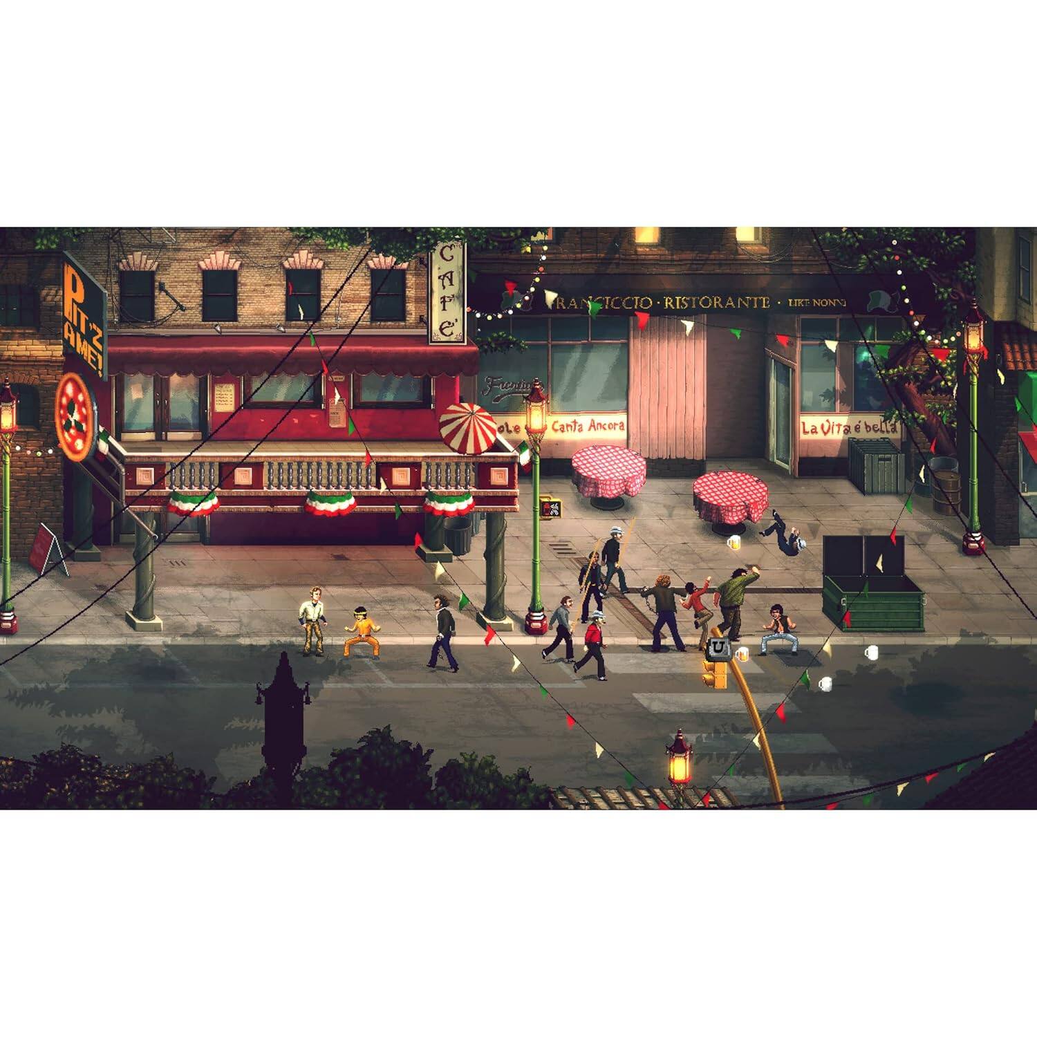 The corrected text is: "Ran Ansiccio Ristorante, N.Y.C. Nonny. Canta Ancora La Vita, La Vita è bella."