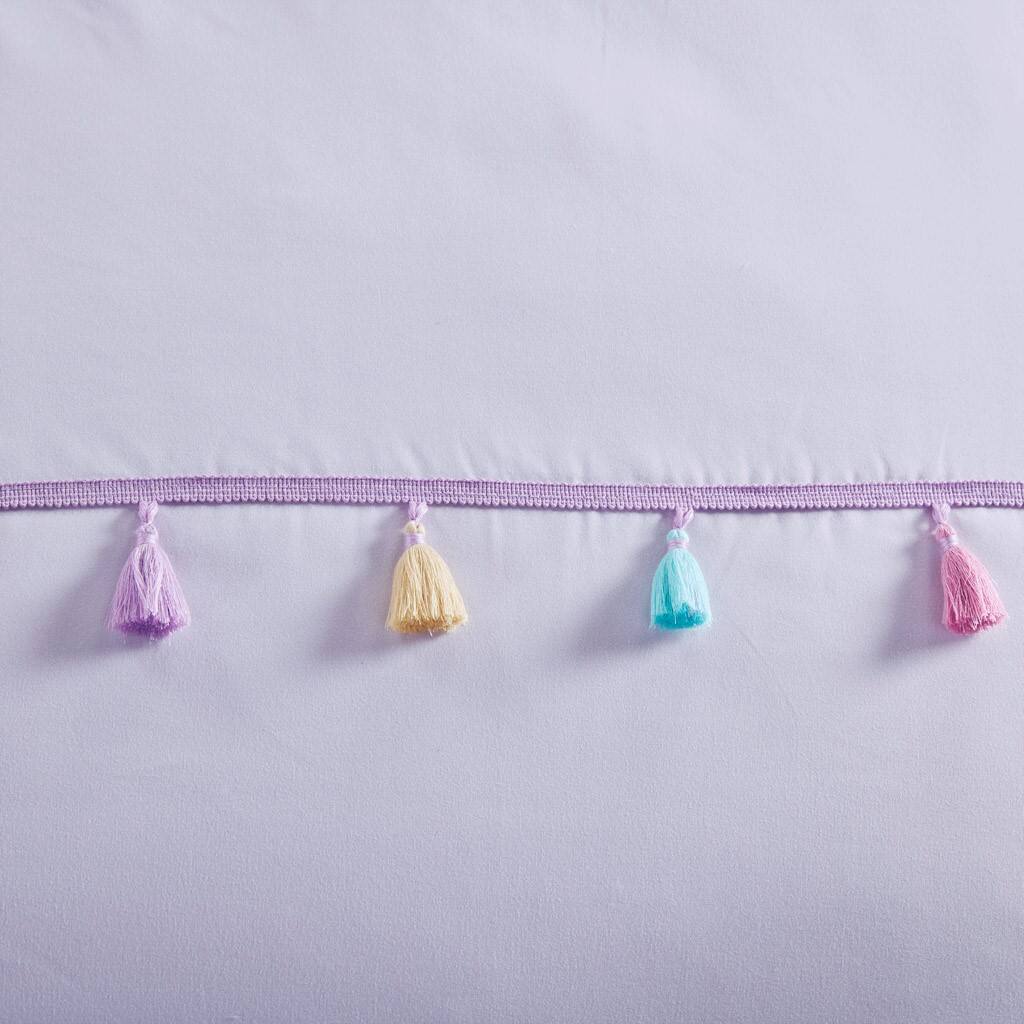 Alt View 5. Gracie Mills - Gracie Mills Pinnacle 4-PC Tassel Comforter Set - Lavender.