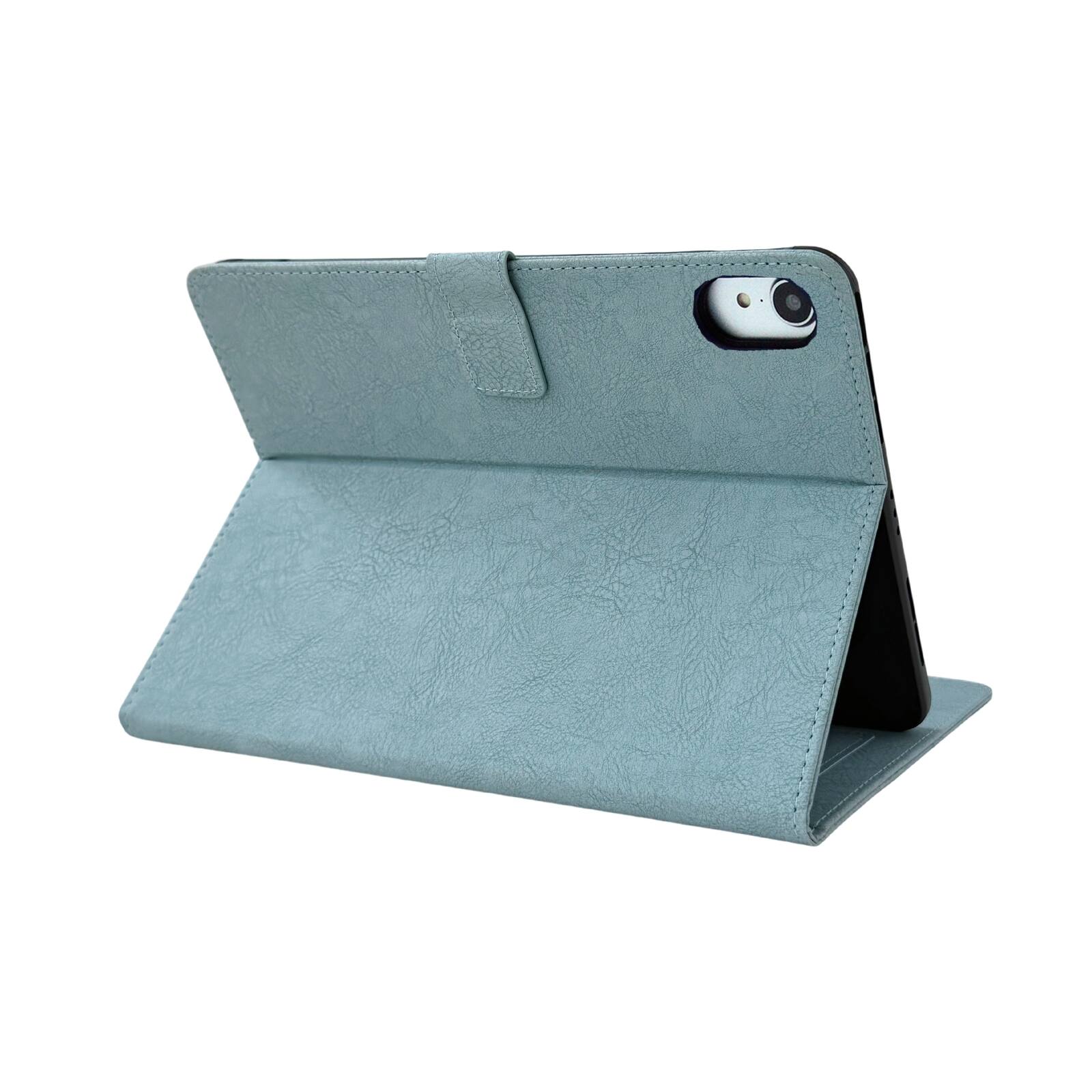 Alt View 7. UUCOVER - For Apple iPad (A16) 11" 2025 & iPad 10.9" 2022 10th Gen Tablet Folio Case with Card Slots,PU Leather Flip Stand Cover - Blue.