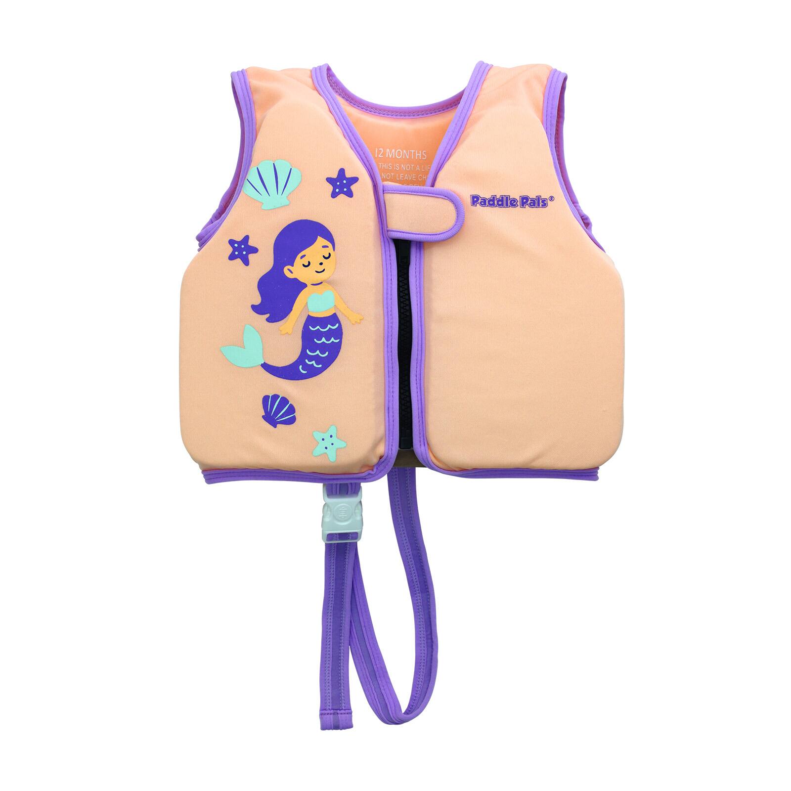 Paddle Pals - Baby Swim Vest Front Zip Float Vest EPE Foam Swim Aid for Infant Up to 12 Months - Purple price history on PriceWatchPro