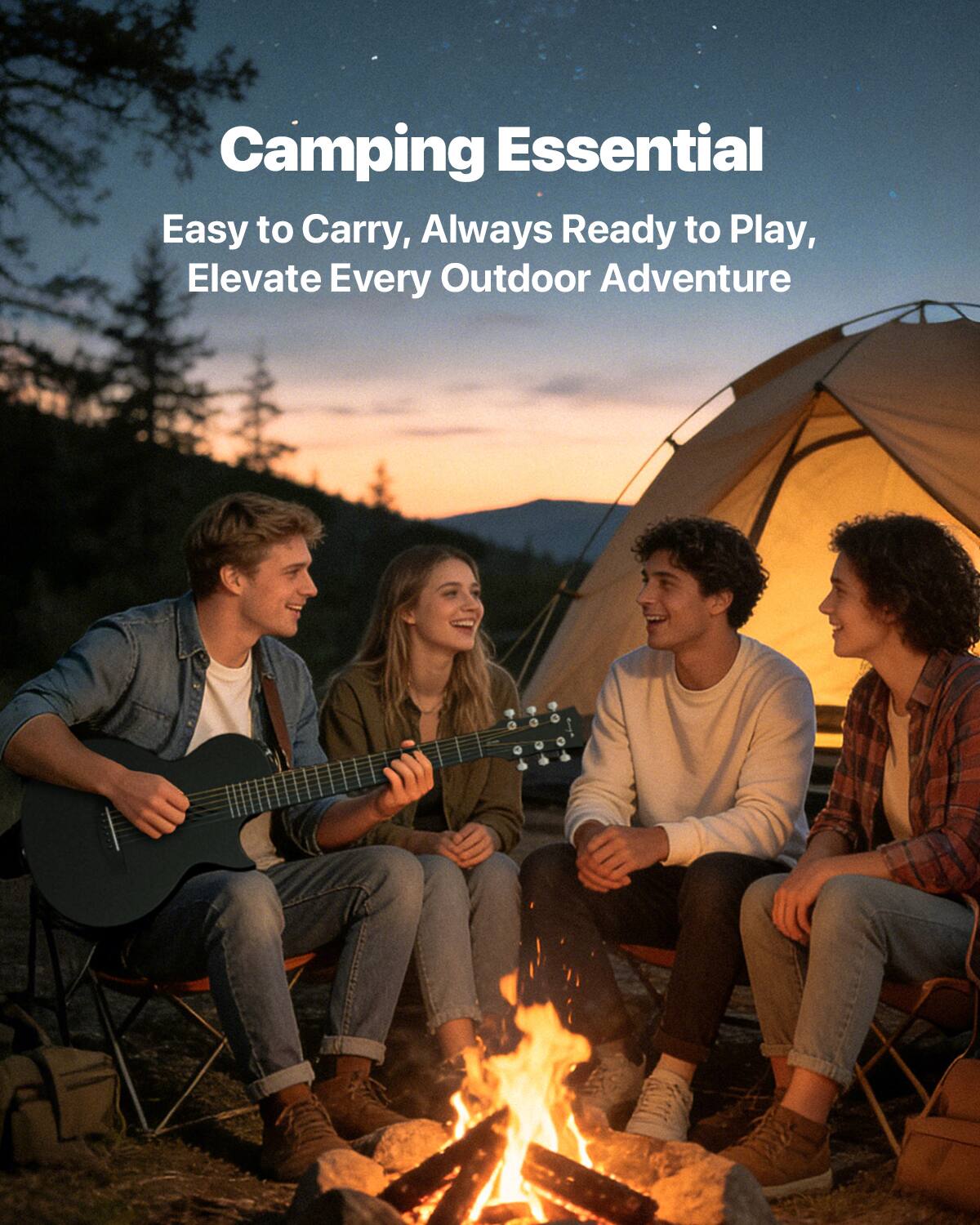 Camping Essential  
Easy to Carry, Always Ready to Play, Elevate Every Outdoor Adventure