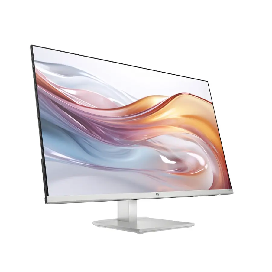 Alt View 12. HP - 27" IPS LED FHD 100Hz Monitor with Adjustable Height (HDMI, VGA) - Silver & Black.