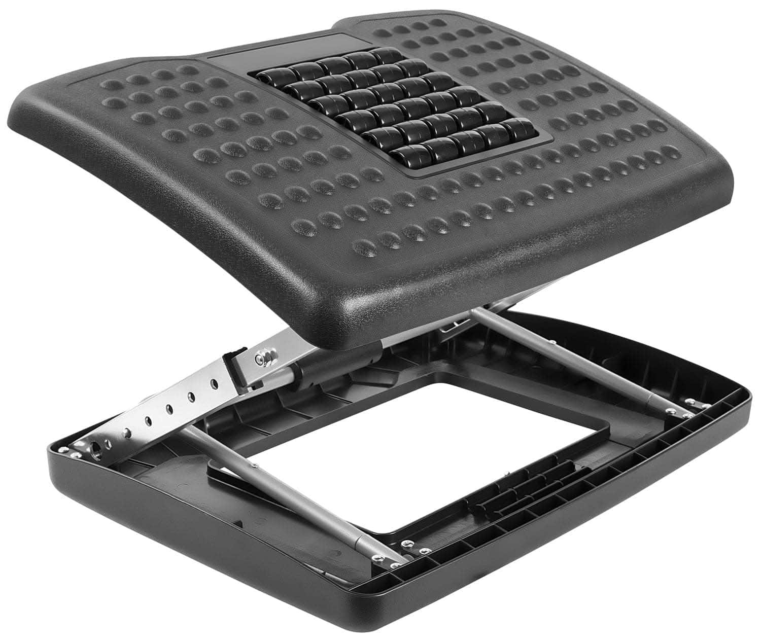 Mount-It! - Under Desk Footrest with Adjustable Height, Tilt, and Massaging Rollers for Office and Home - Black price history on PriceWatchPro
