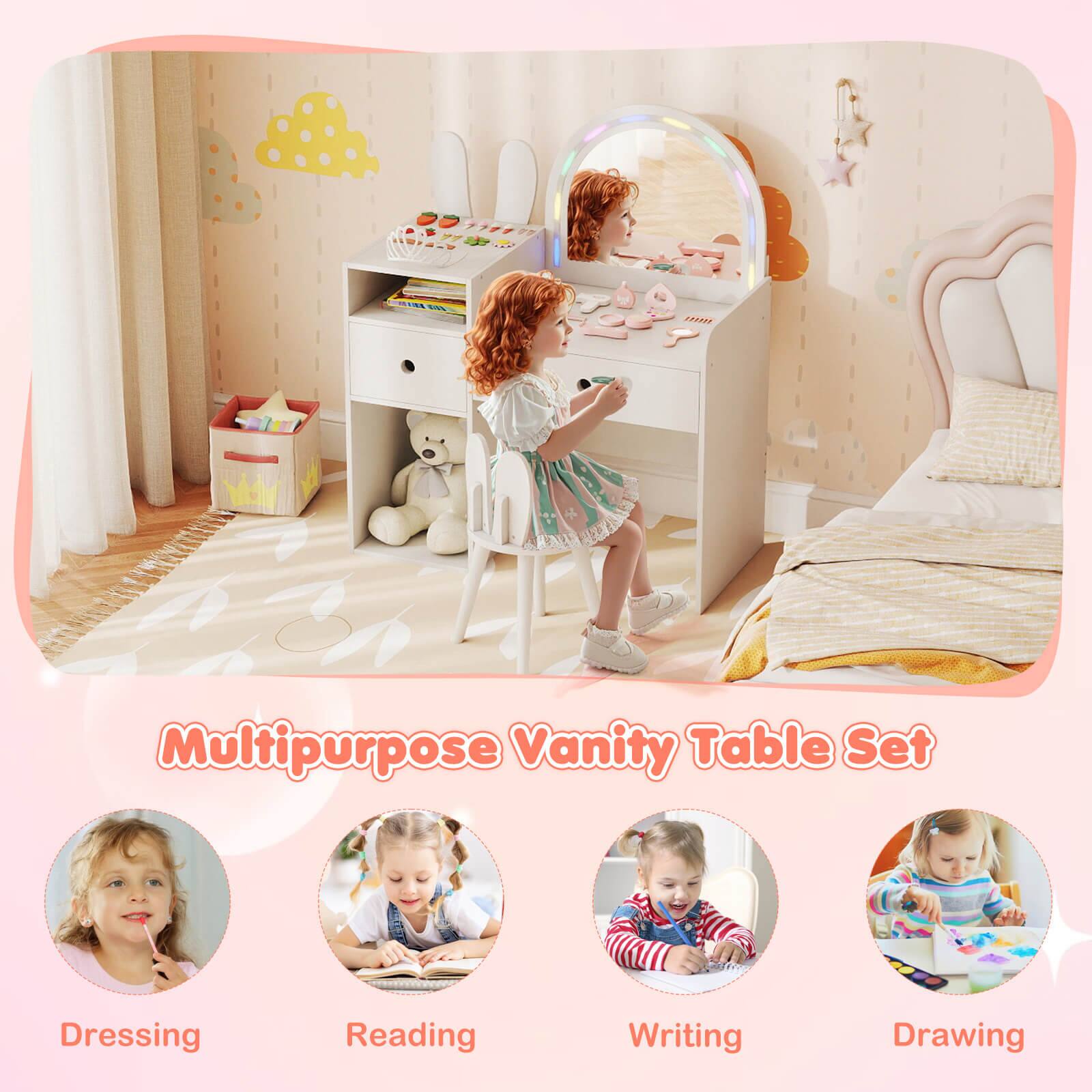 Multipurpose Vanity Table Set

Dressing  
Reading  
Writing  
Drawing