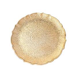 American Atelier - Valentina Scallop Plated Set of 4 Charger Plates 13"D - Gold