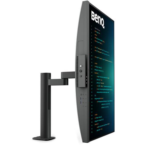 Alt View 2. BenQ - RD320UA 31.5" 4K+ HDR Programming Monitor Ergo Arm 16:9 Coding Modes, USB-C Support, KVM & Lighting, HDMI & DisplayPort - Black.