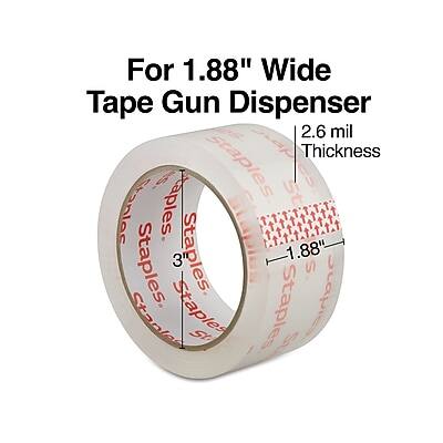 For 1.88" Wide Tape Gun Dispenser  
2.6 mil Thickness  
Staples  
3 Staples  
1.88" Staples