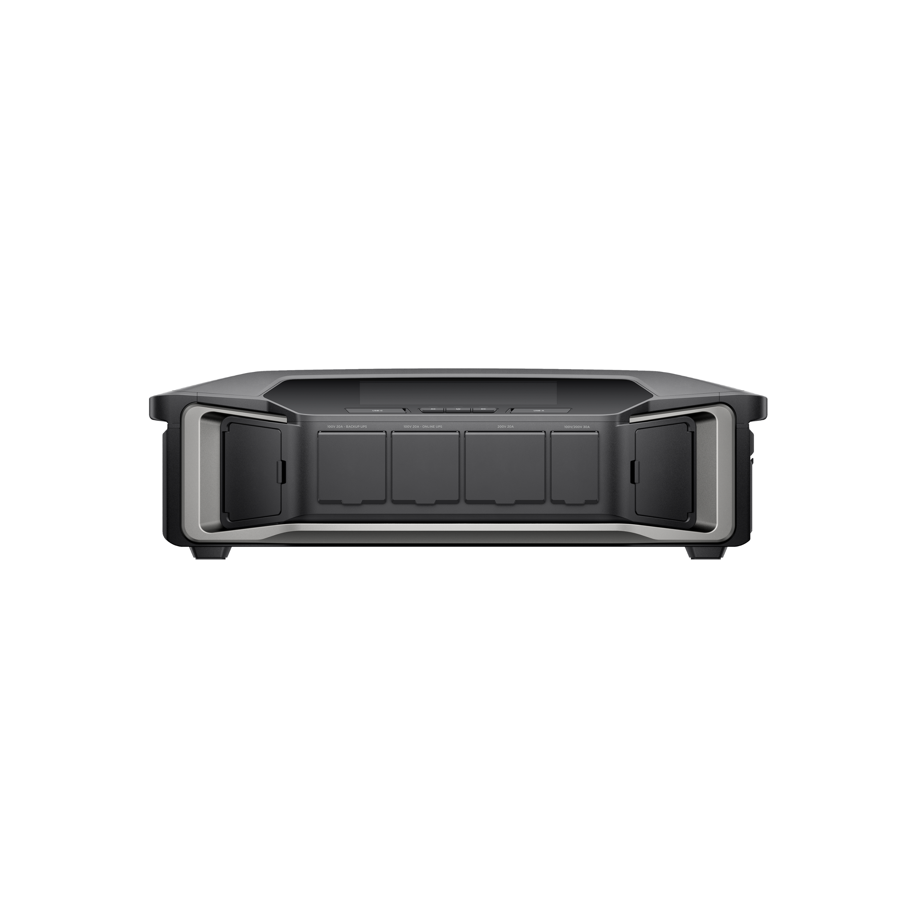 Angle. EcoFlow - Delta Pro Ultra Inverter - Silver.