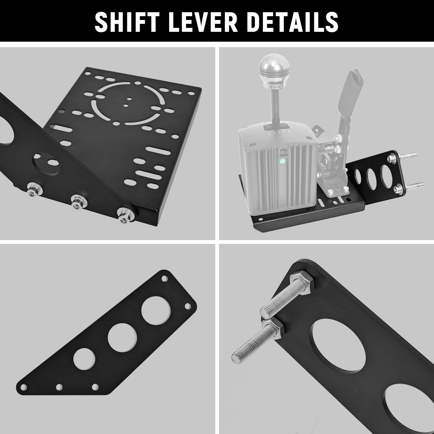 Dardoo Shifter Mounting Bracket for Racing Wheel Stands with Mounting ...