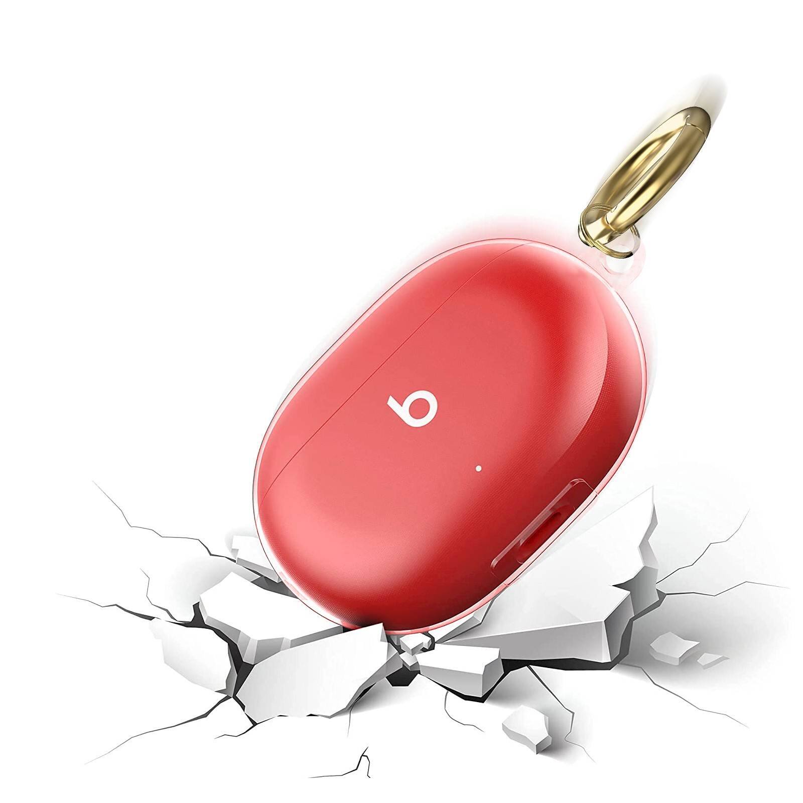 Alt View 14. SaharaCase - Hybrid Flex Case for Beats by Dr. Dre - Beats Studio Buds and Buds+ - Transparent Pink.