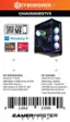 CyberPowerPC GMA5600BSTV3 SCAN ME Windows 11 AMD Ryzen 5 5500 Up to 4.2 GHz 16GB DDR4 Memory AMD Radeon RX 6500 XT 4GB 1TB PCI-E Gen4 NVME SSD ARGB CPU Air Cooler ARGB Case Lighting Built-in WiFi + Bluetooth USB RGB Gaming Keyboard USB RGB Gaming Mouse 1 Year Standard Warranty