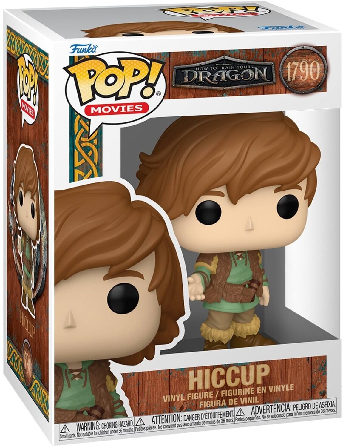 Funko POP! Movies How to Train Your Dragon 1790 Movies Hiccup Vinyl Figure / Figurine en Vinyle Figura de Vinil Peligro de Asfixia. D'etouffement. Advertencia: para niños menores de 36 meses. DANGER pequeñas. No es adecuado HAZARD. ATTENTION: aux enfants de moins de 36 mois. Partes pequeñas. Not suitable for children under 36 months. Small parts. CHOKING WARNING: Choking hazard.