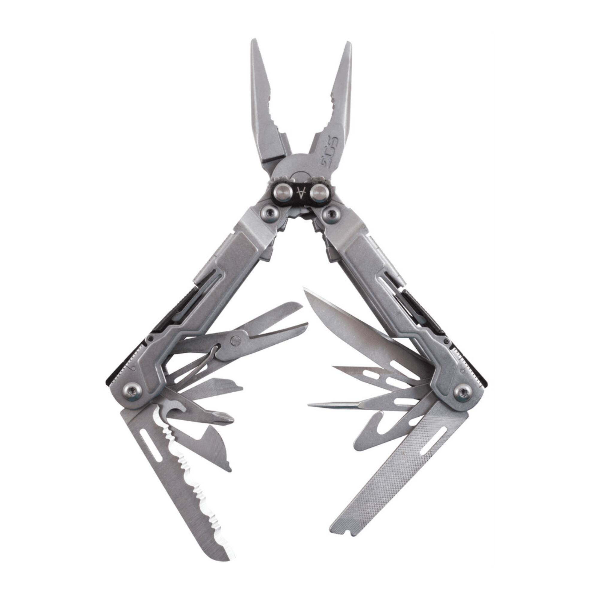 Back. SOG - SOG Powerpint Mini Mutli-Tool - Stone Wash - Stone Wash.