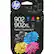 hp 902 Cyan Magenta Yellow Jaune 902XL Black Noir 4-pack / Paquet de 4