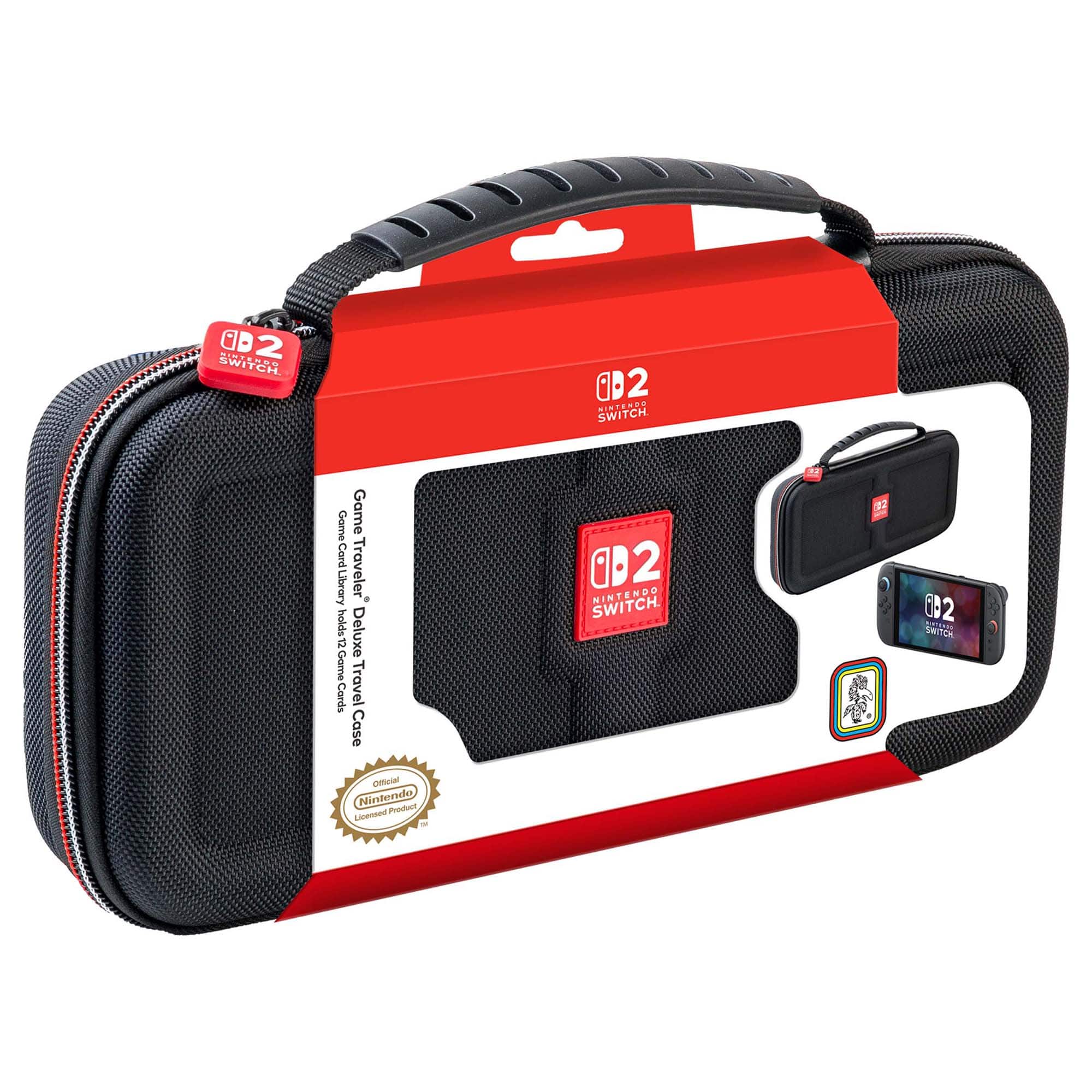 - 2 SWITCH 2 MINtRRe SWITCH Game Game Cord Librory Traveler holds Deluxe ST Game Cards Travel Case D2 MINTEMDO NIN SWITCH. CE @02 R SATICH cnnia Ninterc e Phoduct