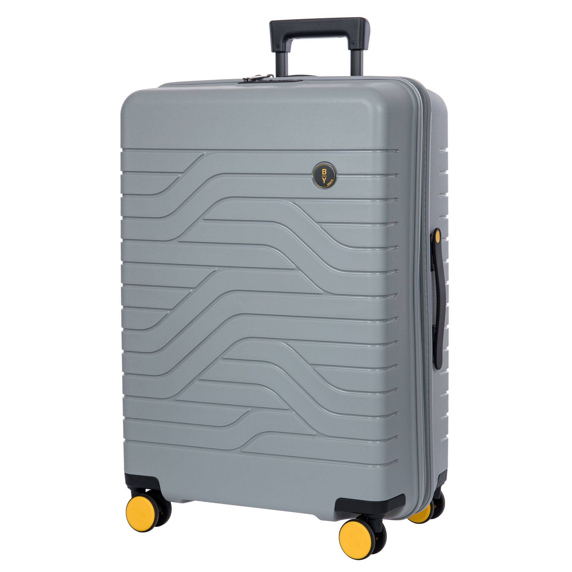 Angle. Bric's - Ulisse Expandable 28" Checked Spinner Luggage - Gray.