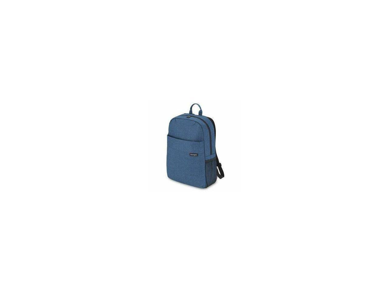 Alt View 8. Kensington - Kensington Simply Portable Lite Backpack for 16" - Navy Blue, Water Resistant, Polyester, Shoulder Strap - Navy Blue.