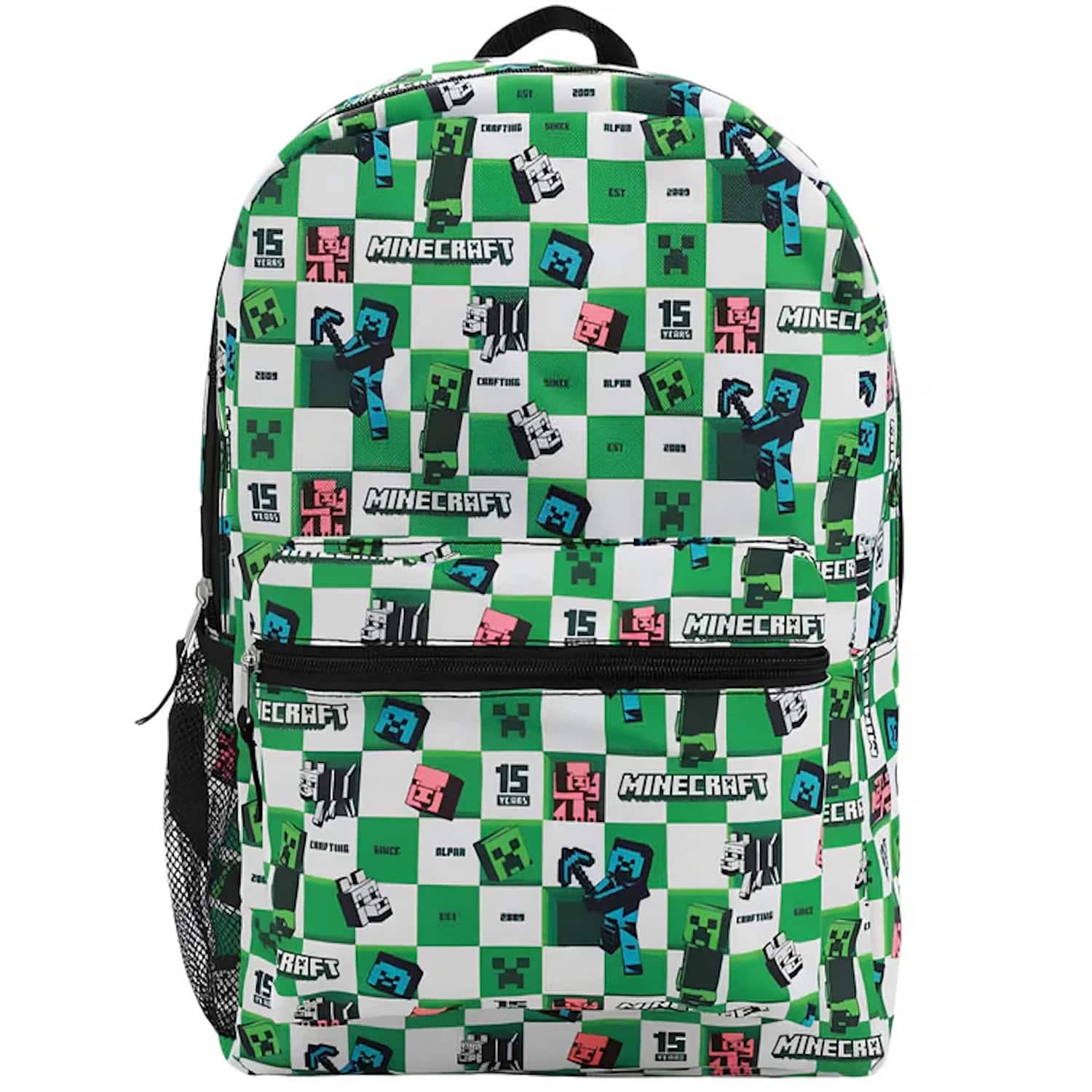 Minecraft - Steve & Mobs Kids Backpack (All Over Print) - Bioworld ages 3+ - Assorted Pre-Pack