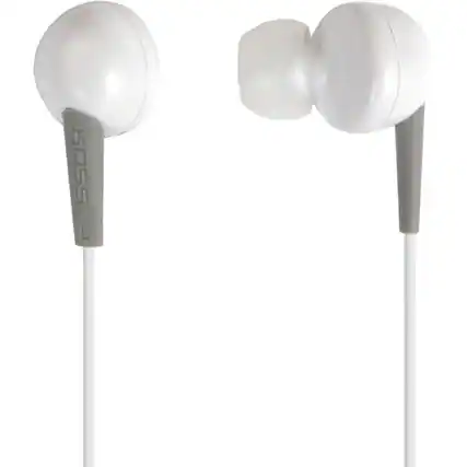 Front. Koss - Koss 187197 KEB6i In-Ear Headphones - White - Stereo - Wired - Earbud - Binaural - In-ear - White - Unknown.