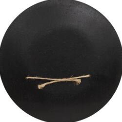 Left. BreeBe - Happy Harvest Turkey Plate - Multicolor.