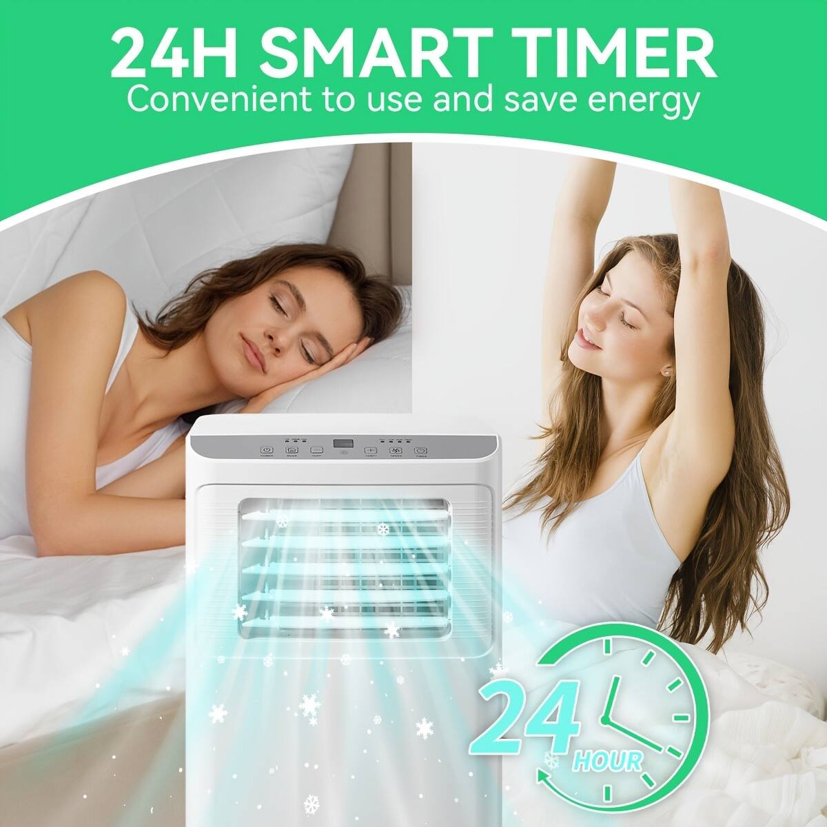 24H SMART TIMER  
Convenient to use and save energy  

24 HOUR