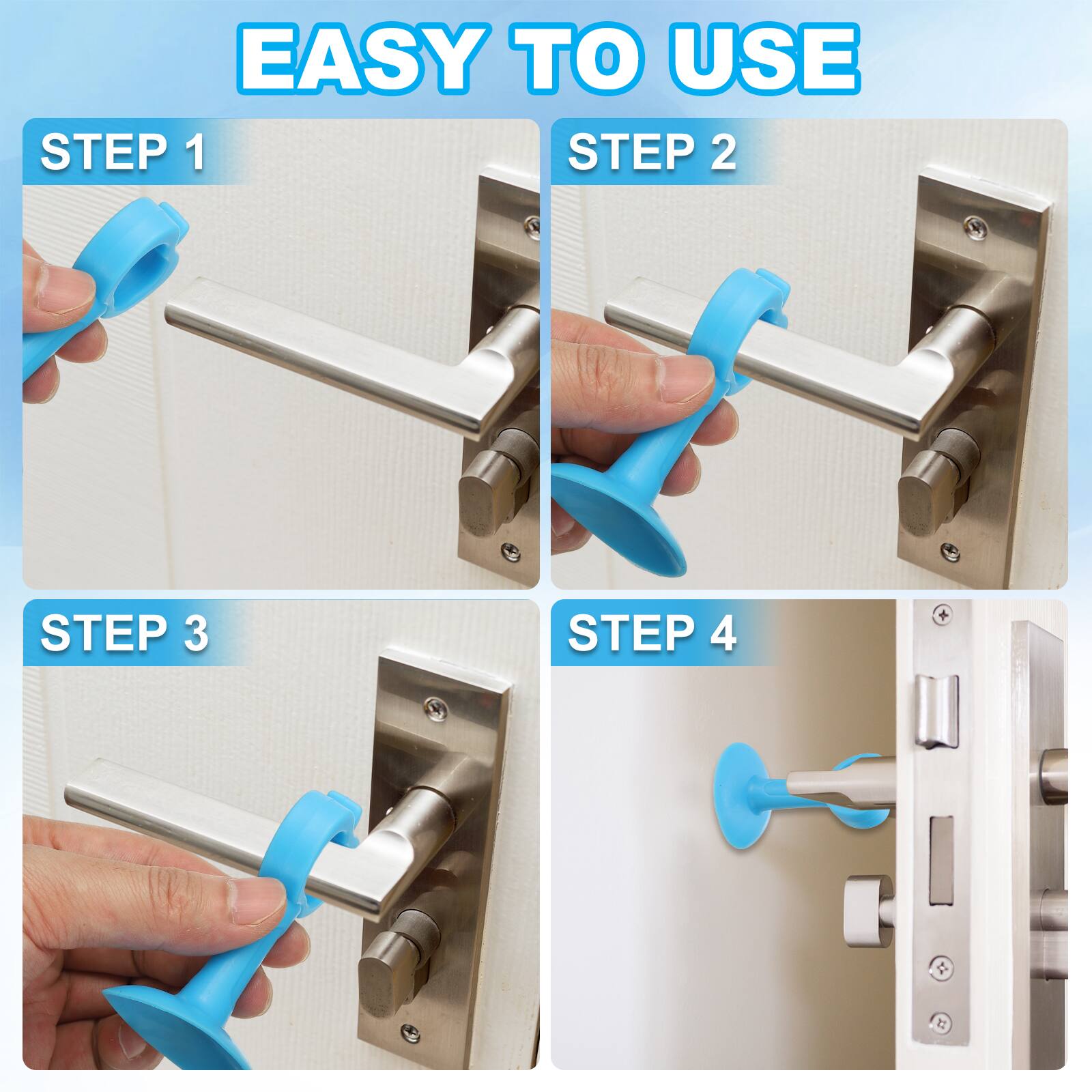 EASY TO USE

STEP 1

STEP 2

STEP 3

STEP 4
