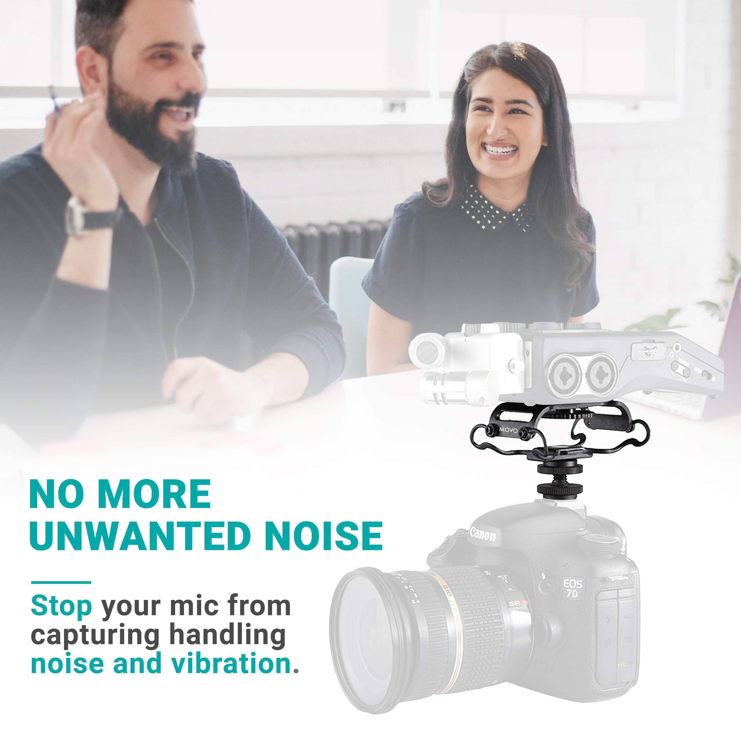 NO MORE UNWANTED NOISE

Stop your mic from capturing handling noise and vibration.