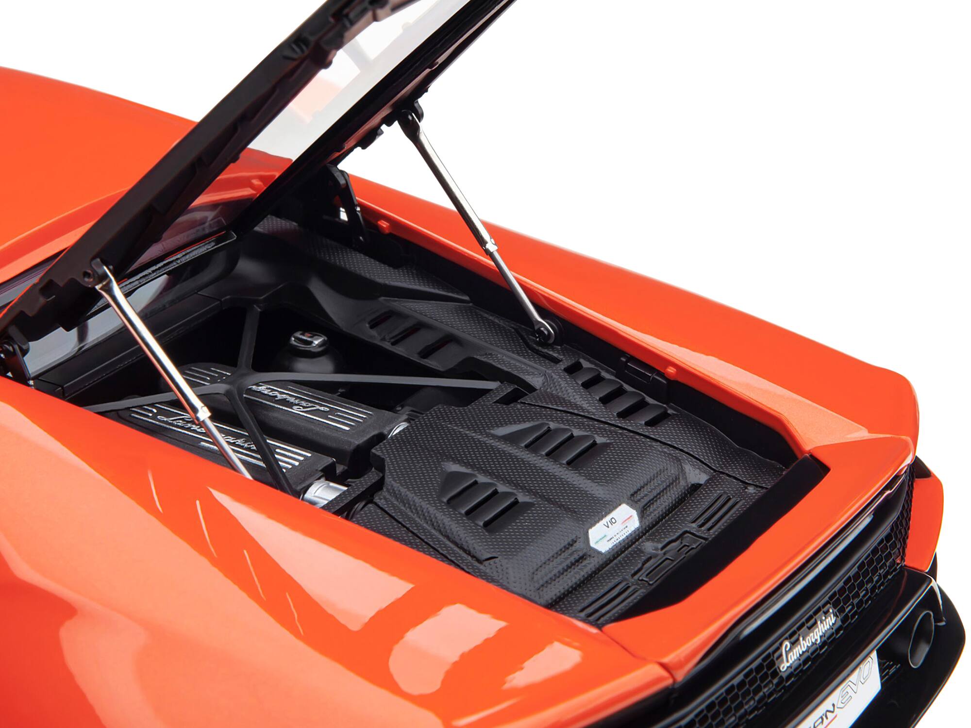 The text on the image reads:

- "Lamborghini"
- "V10"
- "ANEVO"