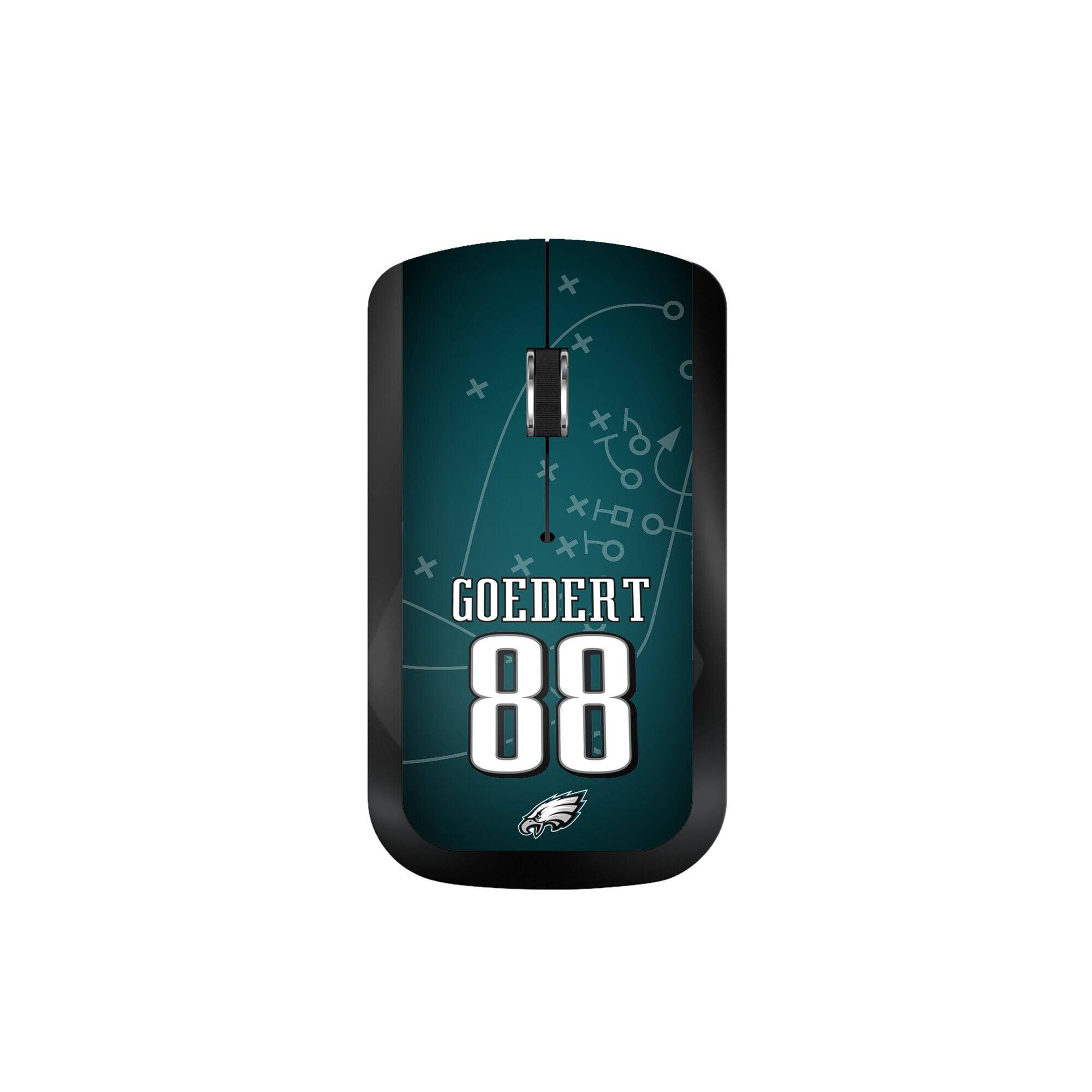 Front. Keyscaper - Dallas Goedert Philadelphia Eagles Wireless Mouse - Black.