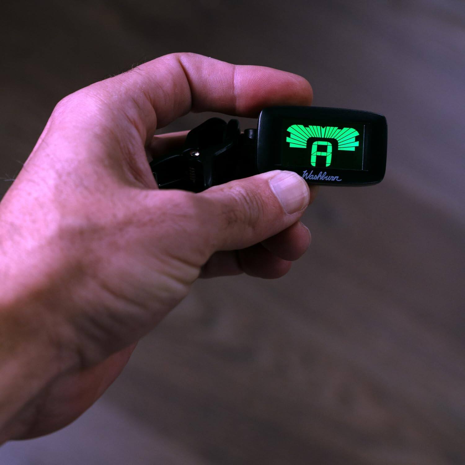 Alt View 7. Washburn - Washburn WA90CE Acoustic-Electric Guitar Kit – Dreadnought Cutaway, Built-In Tuner, Okoume Body – Perfect Holiday Gift - Transparent Black Burst.