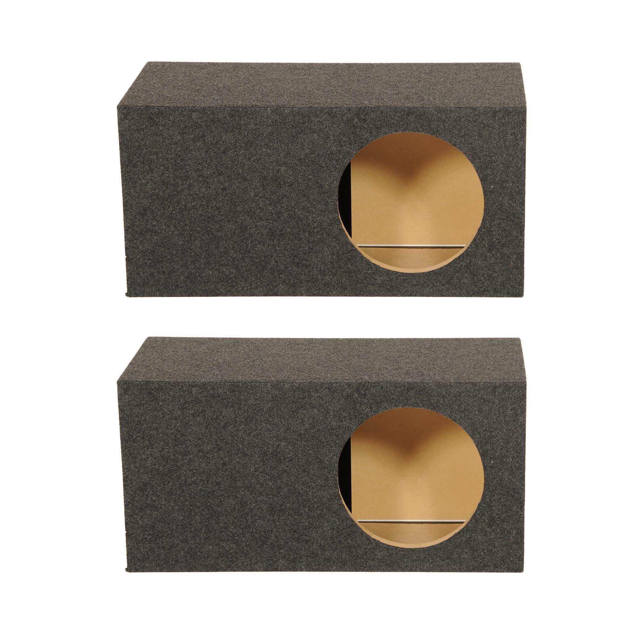 QPower - Q Power Single 12 Inch SPL XL Side Ported Subwoofer Enclosure HD112VL (2 Pack)