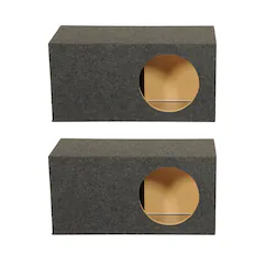Front. QPower - Q Power Single 12 Inch SPL XL Side Ported Subwoofer Enclosure HD112VL (2 Pack).