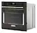 Alt View 1. KitchenAid - 27" Built-In Single Electric Wall Oven with Air Fry Mode - Black Stainless Steel.