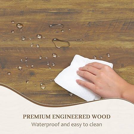 PREMIUM ENGINEERED WOOD  
Waterproof and easy to clean