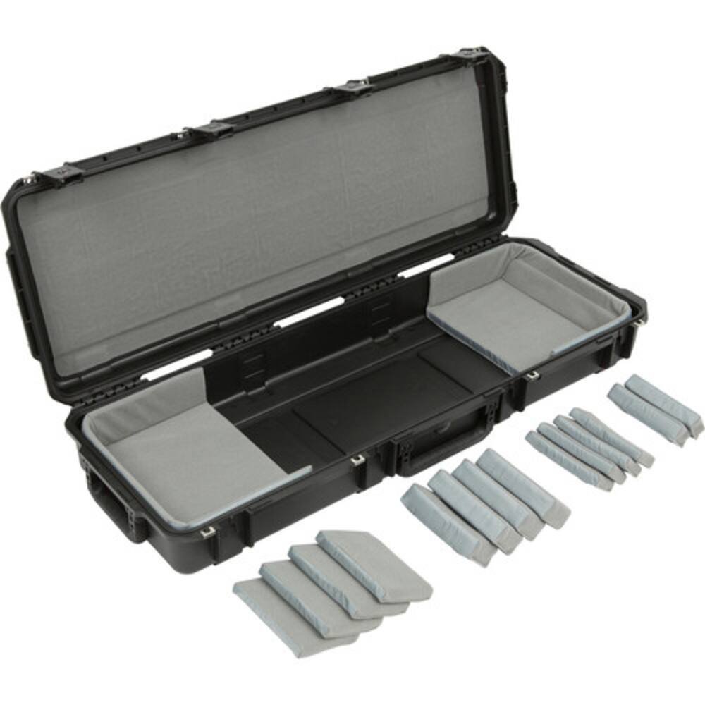 Left. SKB - SKB 3i-4214-TKBD iSeries 61-Note Keyboard Case (Narrow) - Black.