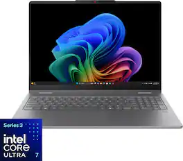 Lenovo - Yoga 7i 2-in-1 16" 2K OLED Touchscreen Laptop - Intel Core Ultra 7 355 2026 - 24GB Memory - 512GB Storage - Luna Grey